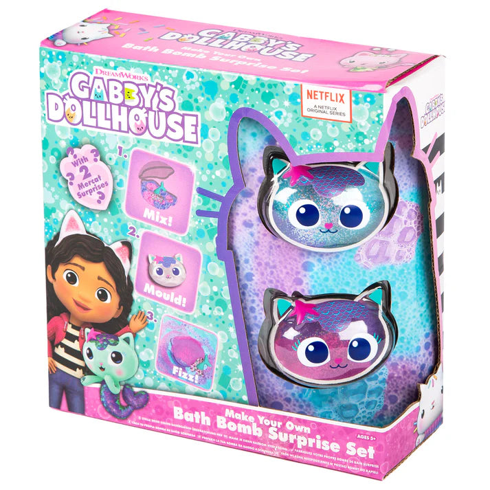 Gabby's Dollhouse Make Your Own Bath Bomb Surprise Set