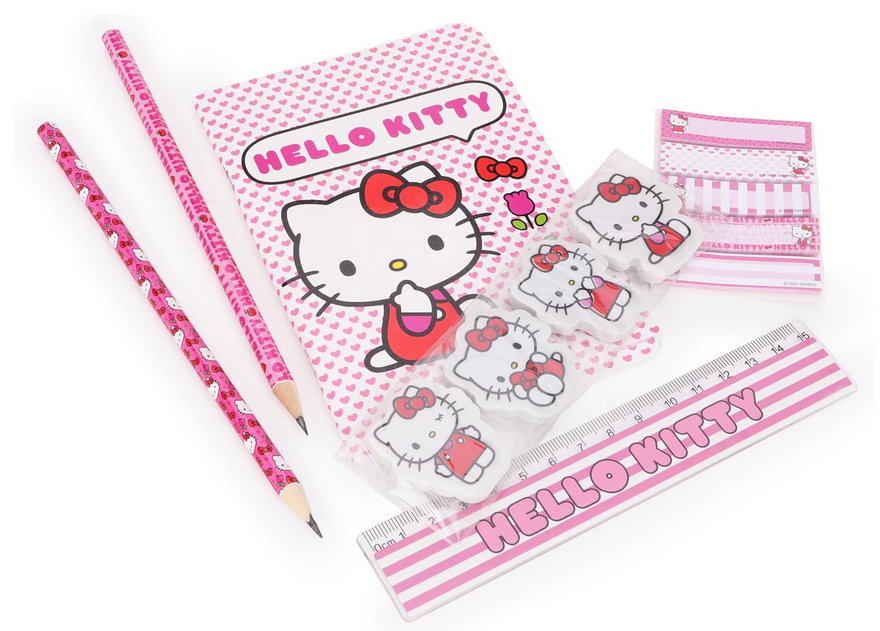 Hello Kitty Pencil Case Set