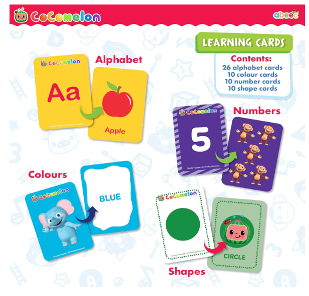 CoComelon 30 Learning Cards