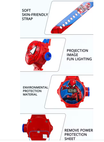 Spider-Man Kids' Projection Watch | 24 Images