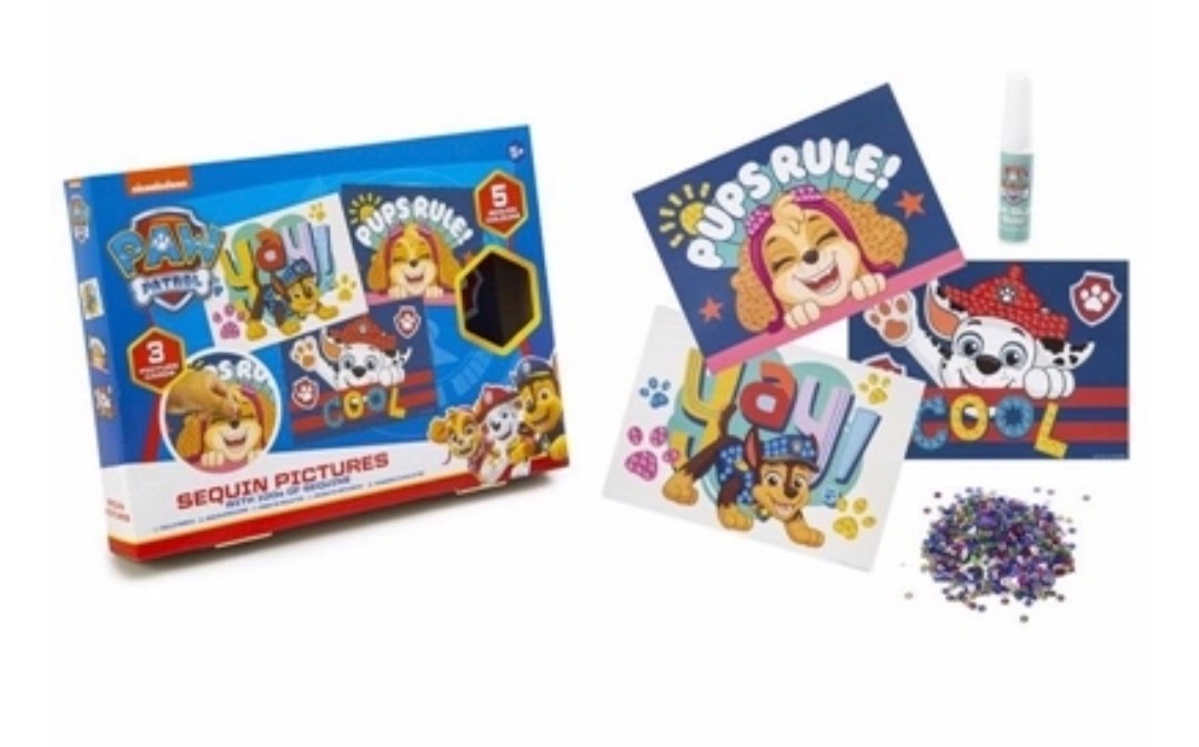Paw Patrol Sequin Picture Making Kit