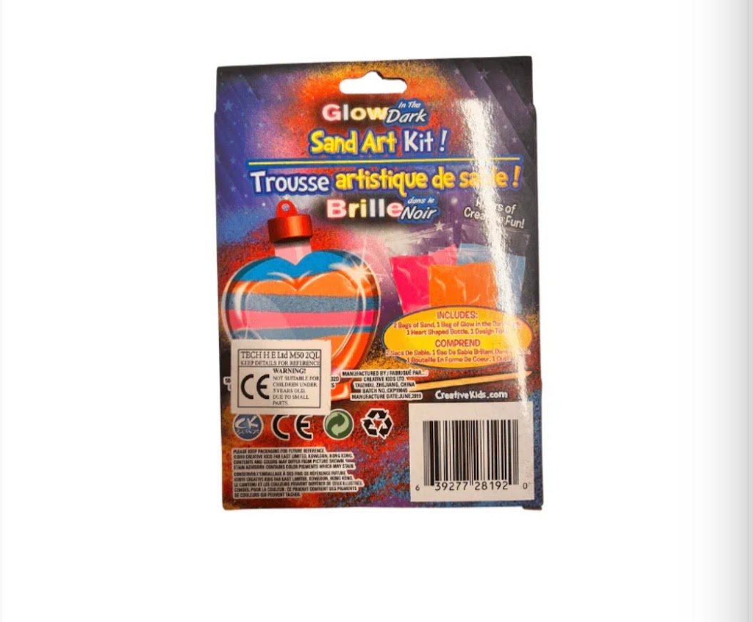 Glow in the Dark Sand Art Kit