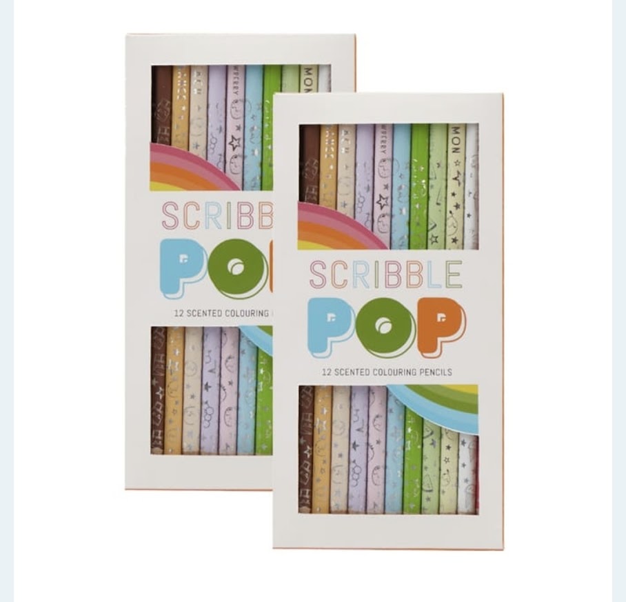 Scribble Pop 12 Scented Colouring Pencils
