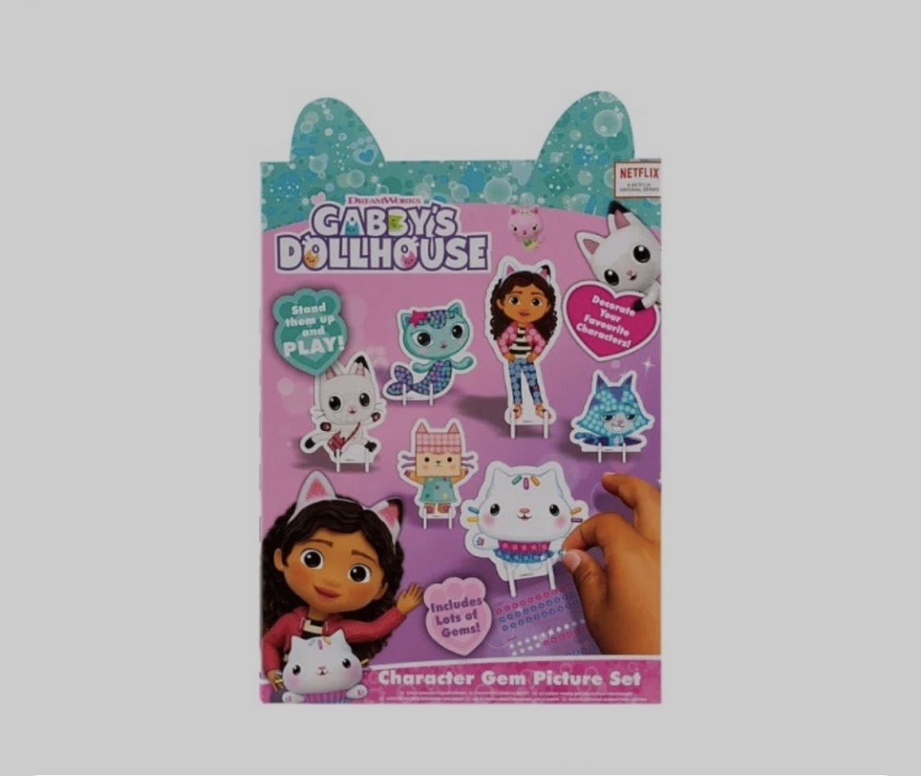 Gabby's Dollhouse Character Gem Picture Set