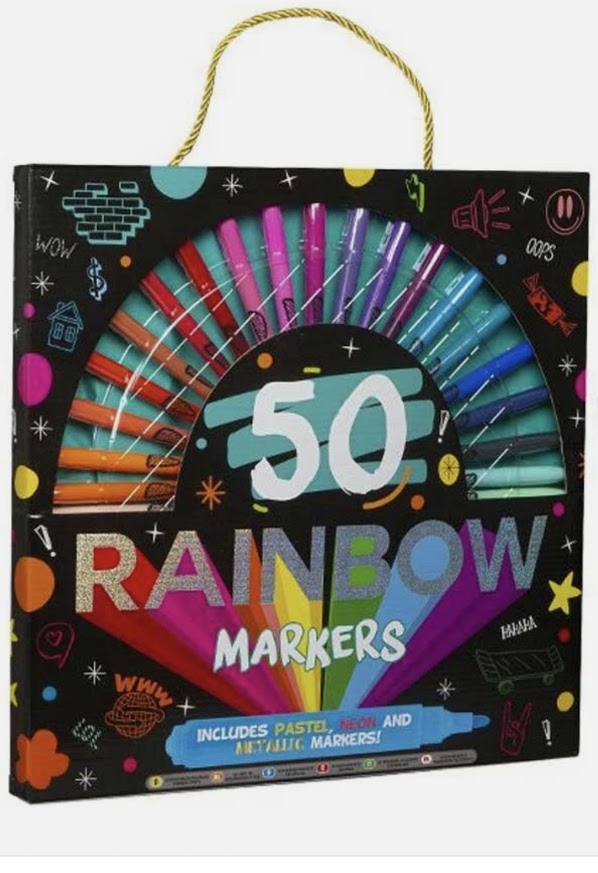 50 Rainbow Markers