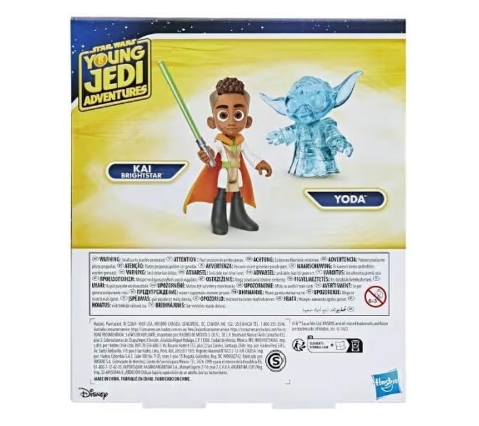 Star Wars Young Jedi Adventures Kai Brightstar & Yoda Figure Set
