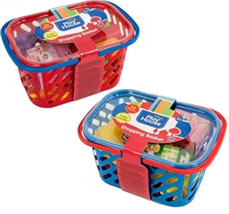 Shopping Basket With Food