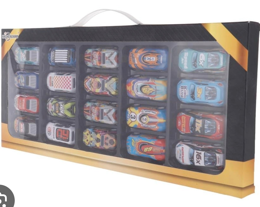 20 Mini Die-Cast Cars Set