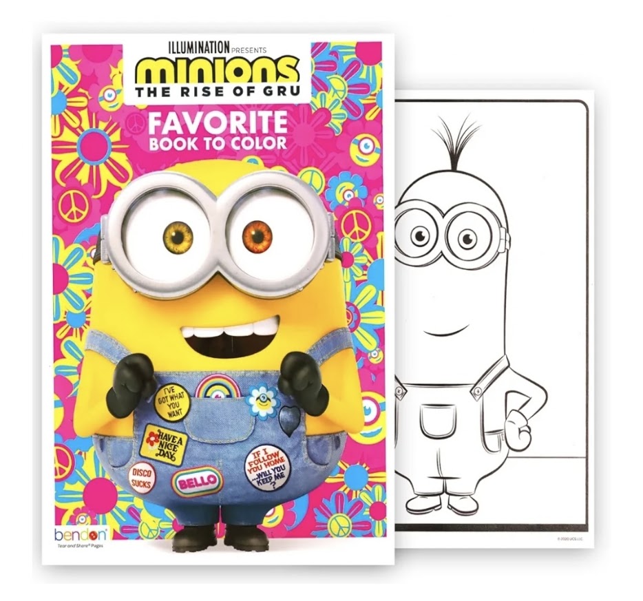 Minions Colouring Book