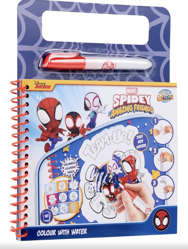Disney Spidey | Colour With Water