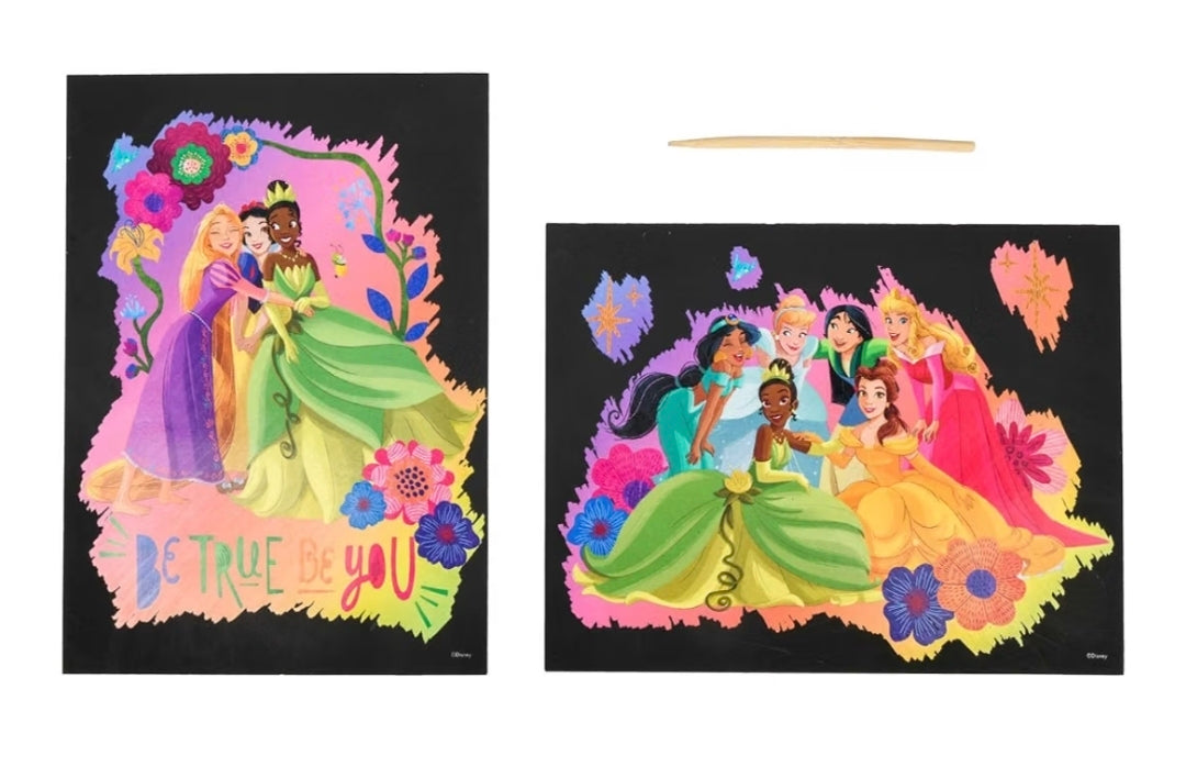Disney | Princess Scratch Art