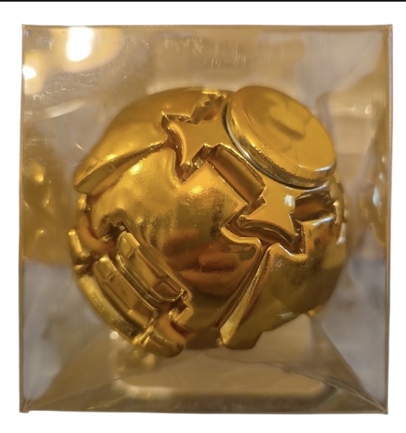 Gold Spinning Fidget Ball | Premium Metallic Sensory Fidget Toy