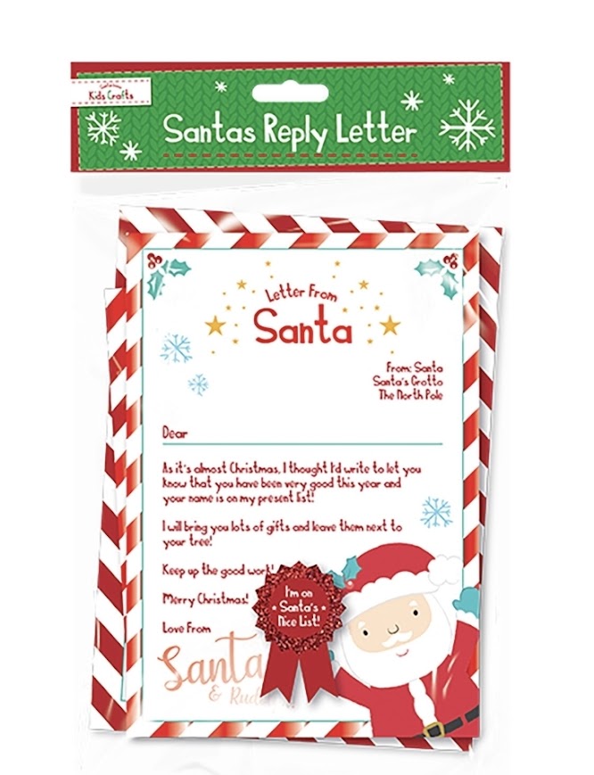Santa’s Reply Letter – Christmas Letter & Nice List Rosette Pack