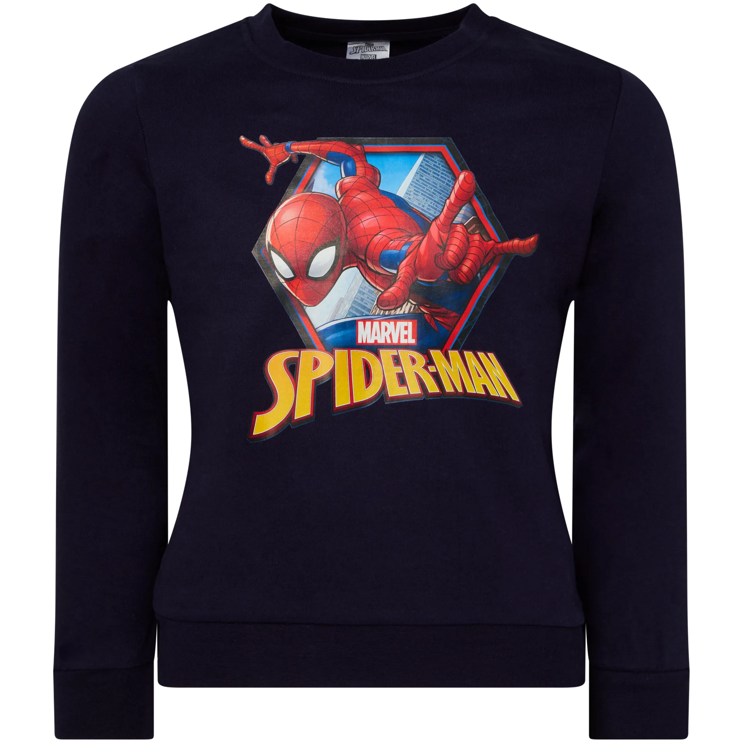 Marvel Boys Long Sleeved Spiderman Sweater