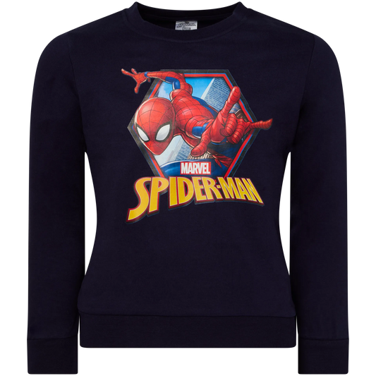 Marvel Boys Long Sleeved Spiderman Sweater