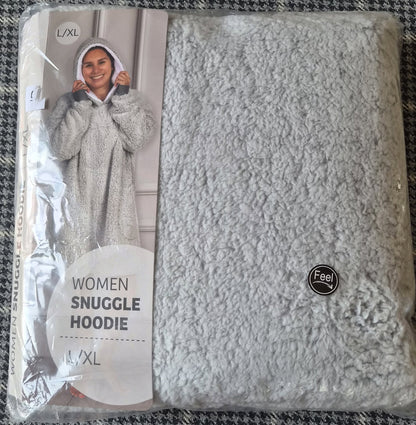 Oversized Thermal Teddy Snuggle Hoodie