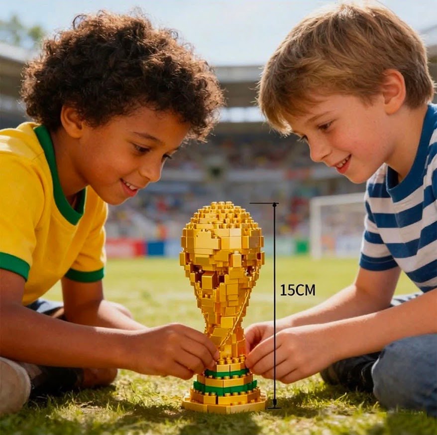 World Cup Trophy Mini Building Block Set