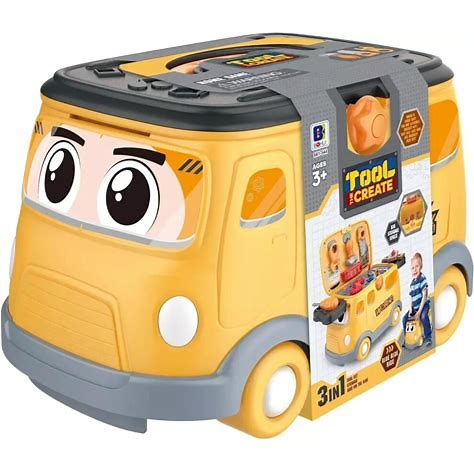 3 In 1 Ride On Tool Bus