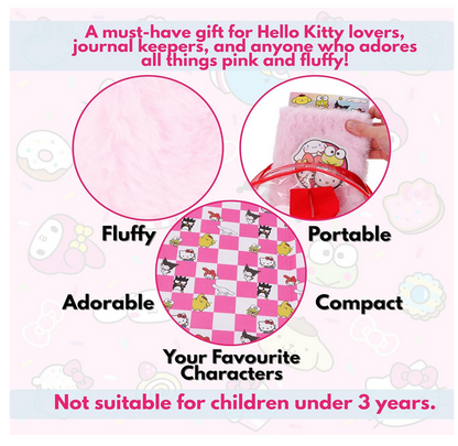 Hello Kitty Fluffy Diary Set