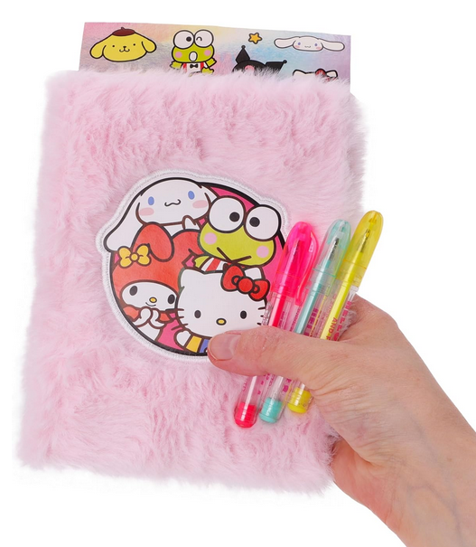 Hello Kitty Fluffy Diary Set
