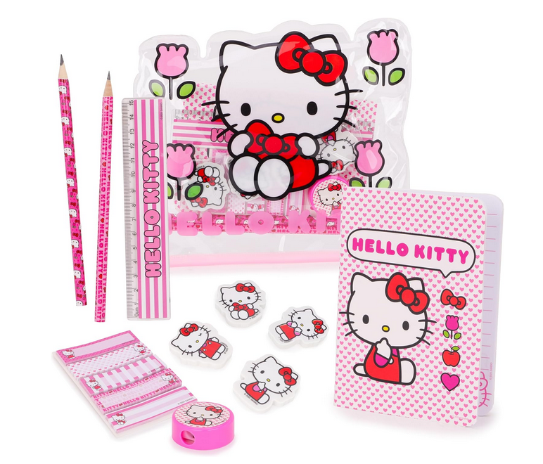 Hello Kitty Pencil Case Set
