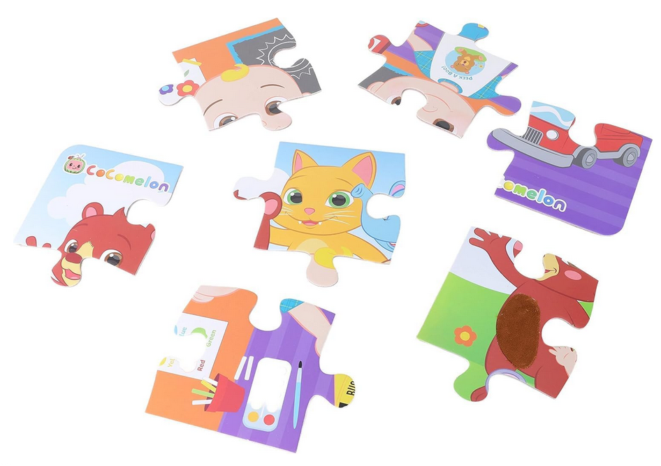 CoComelon Touch & Feel Puzzles 2 Pack