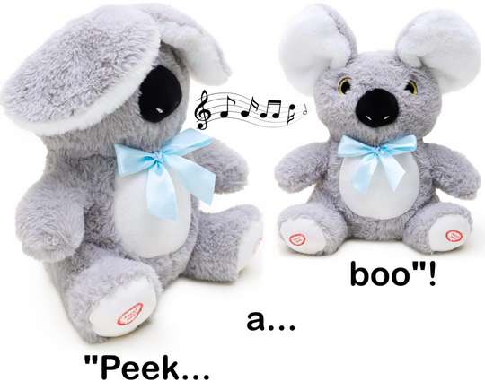 Interactive Peek-a-Boo Koala Singing & Animated Plush Toy