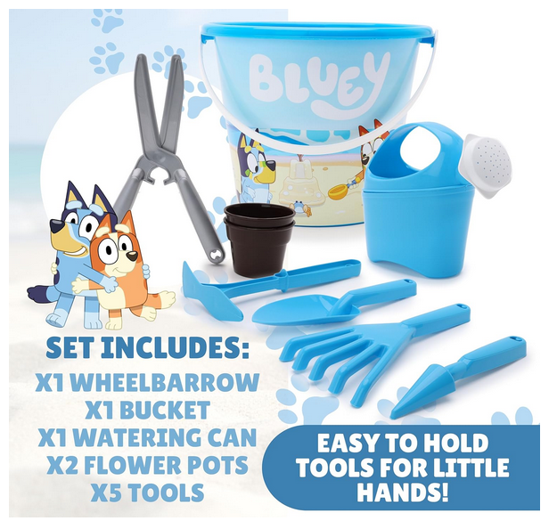 Bluey 10 Piece Garden Set
