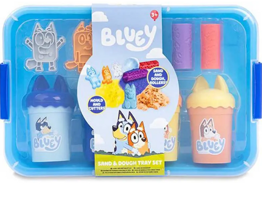 Bluey Sand & Dough Tray Set