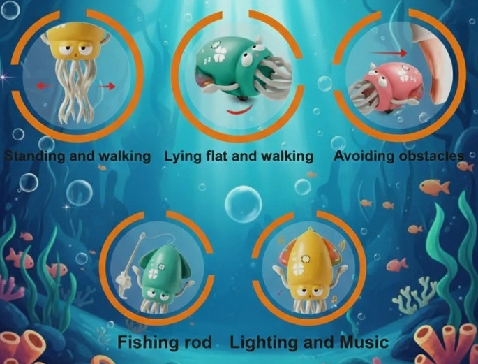 Dancing Squid Toy