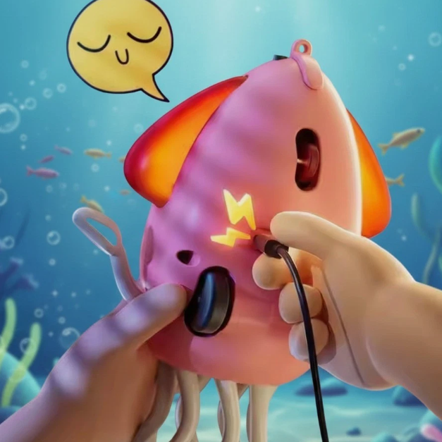 Dancing Squid Toy