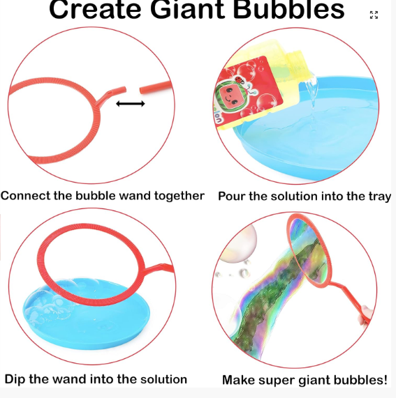 CoComelon Giant Bubble Kit