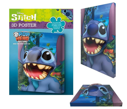 Stitch 3D Poster