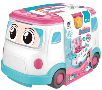 3 In 1 Ride On First Aid Doctor Bus