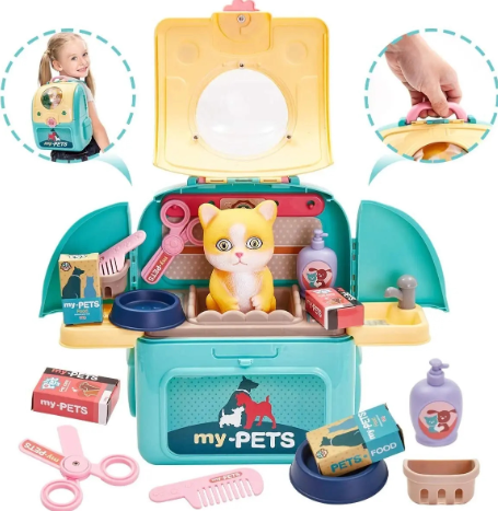 2 In 1 My Pets Kitten Backpack
