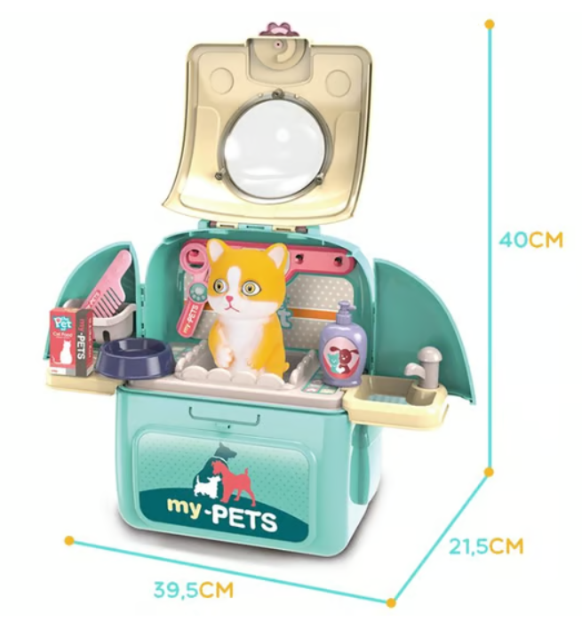 2 In 1 My Pets Kitten Backpack