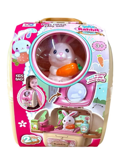 2 In 1 My Pets Bunny Backpack
