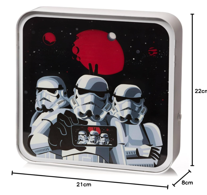 Numskull | Star Wars Stormtrooper 3D Desk/Wall Lamp