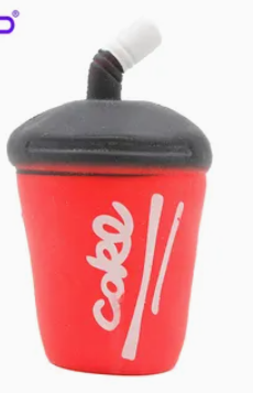 Super Squishy Coke Cup & Straw | Mini Novelty Food Squeeze Toy | Ages 3+