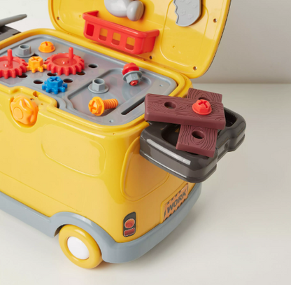 3 In 1 Ride On Tool Bus