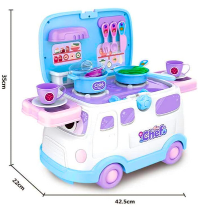 3 In 1 Ride On Chef Bus