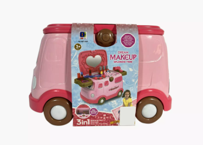 3 In 1 Ride On Make Up Bus