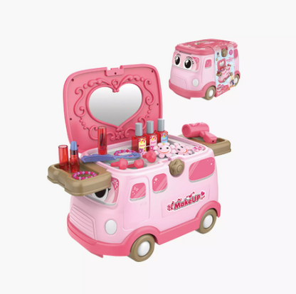 3 In 1 Ride On Make Up Bus