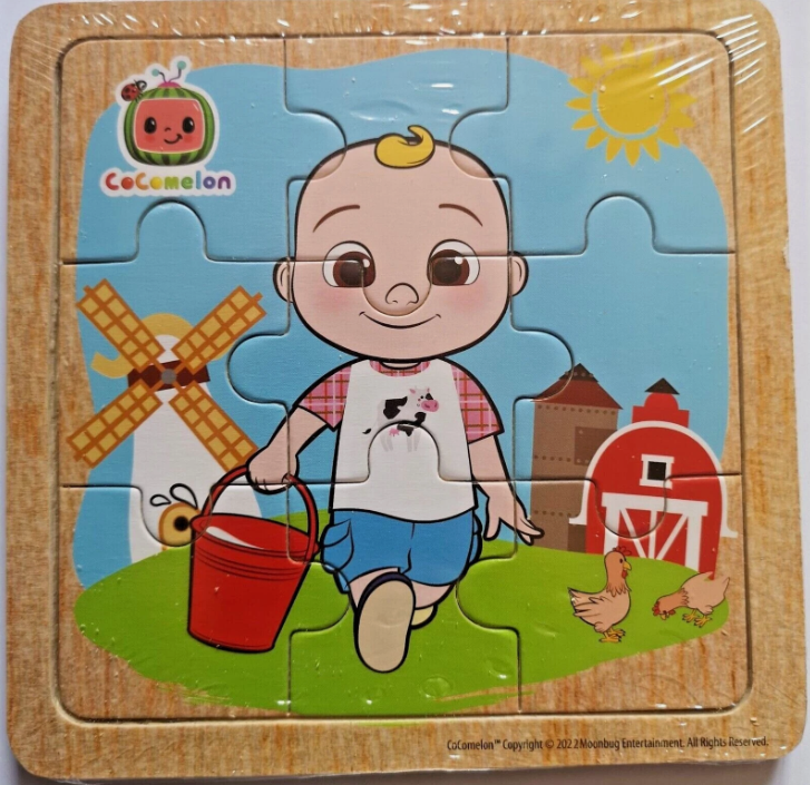 CoComelon 9 Piece Wooden Puzzle