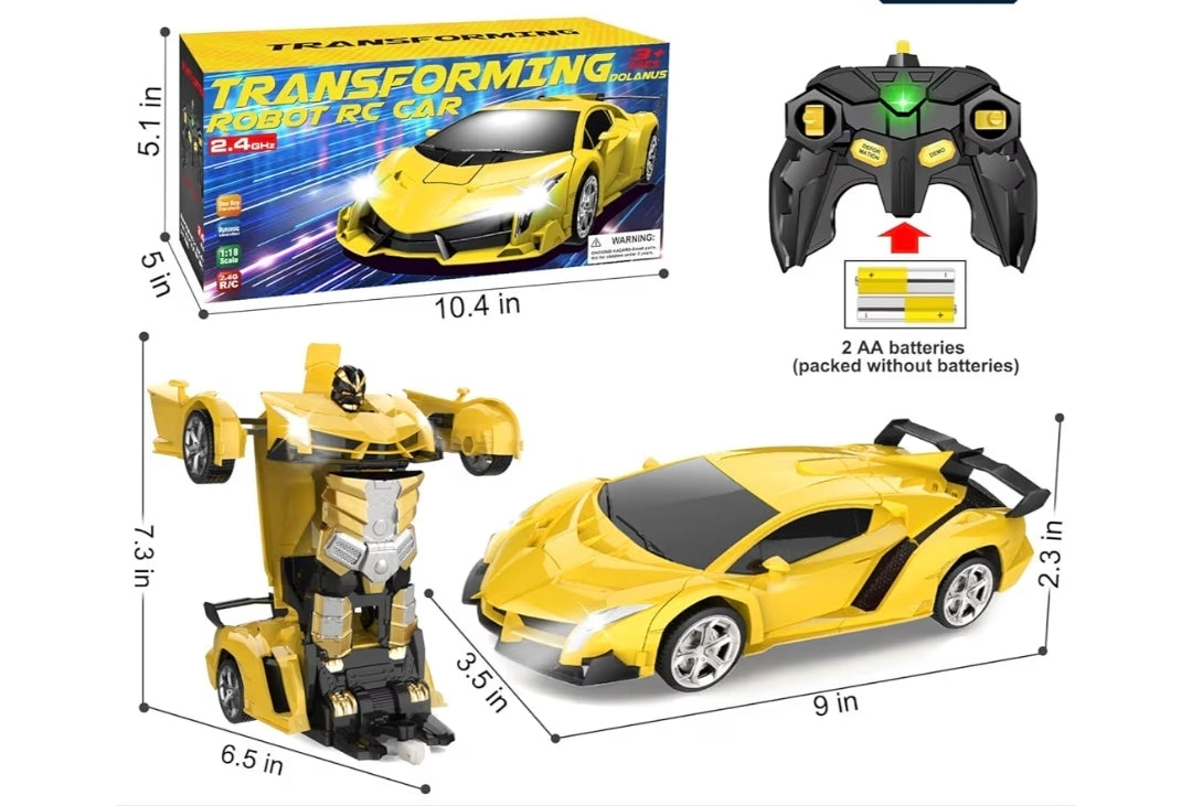 Transforming Robot RC Car