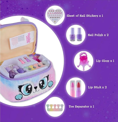Kids Fluffy Cat Beauty & Makeup Set