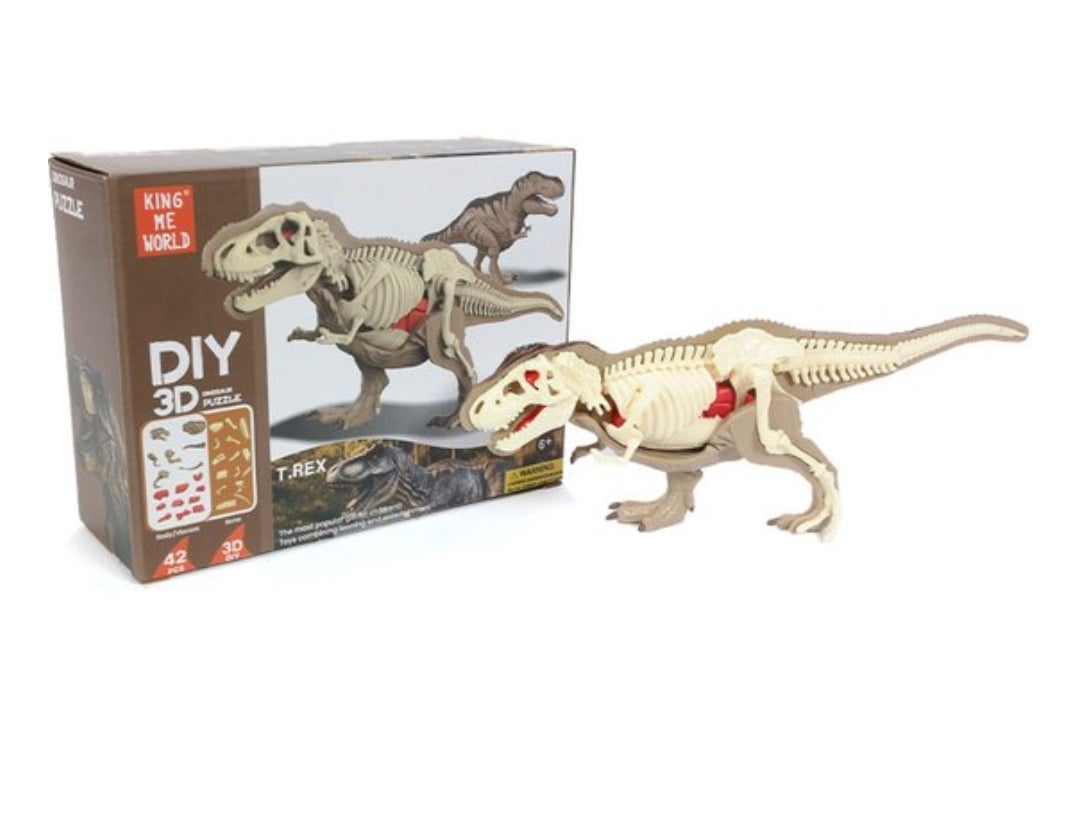 DIY 3D T-Rex Anatomy Puzzle