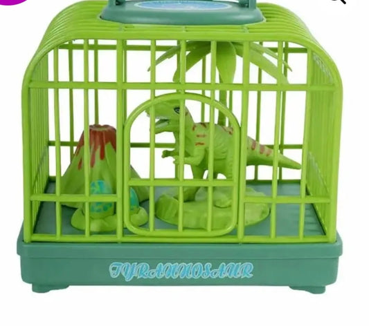 Dinosaur Music & Light Carry Cage Toy
