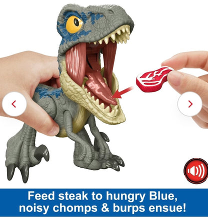 Jurassic World Hungry Blue the Raptor Interactive Figure