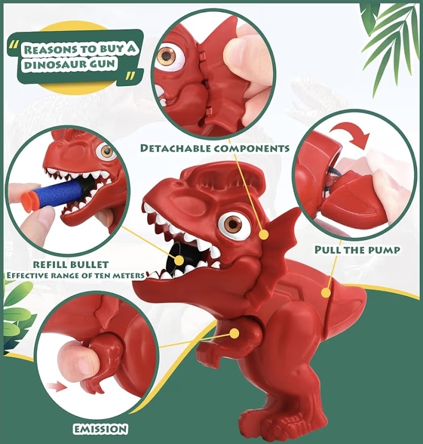 Megasaurs Soft Dart Gun